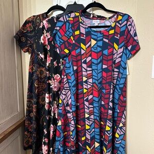 Lularoe Carly 3 dresses size XS